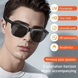 F08 Smart Bluetooth 5.3 Glasses Headphones Anti-Blue Light Stereo Dual Speaker Touch Wireless Outdoor Hi-Fi Sound Quality Eyeglasses Headphones
