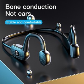 iMosi X6 Bone Conduction Headphone Ear Hook Bluetooth5.0 Sports Ergonomic Design Wireless Sports earbuds Handsfree Running Gaming Bluetooth Earphone
