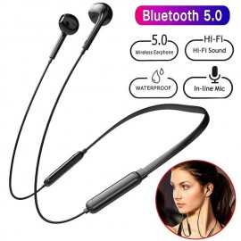 Bluetooth Headphones Neckband Wireless Headset Noise Cancelling Stereo Earbuds Sport Sweatproof Earphones with Mic for IPhone Android Phone
