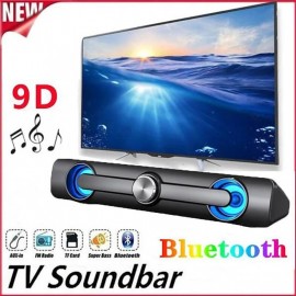 Wireless Bluetooth Soundbar Hi-Fi Stereo Speaker Upgraded Version Of High Sound Quality For SmartPhone/Tablet/Computer TVHome Theater TV Strong Bass Sound Bar
